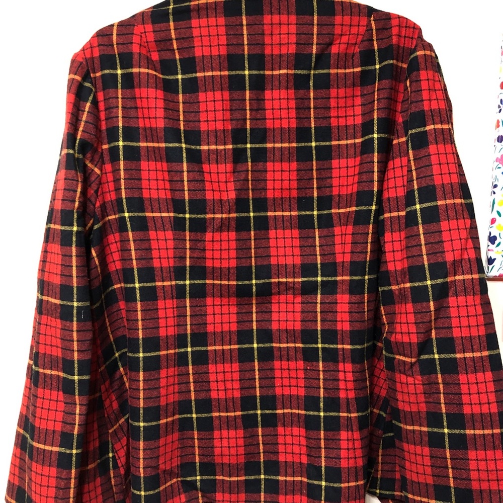 Vintage plaid blazer - Picture 7 of 8